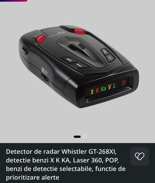 Detector radar whitsler