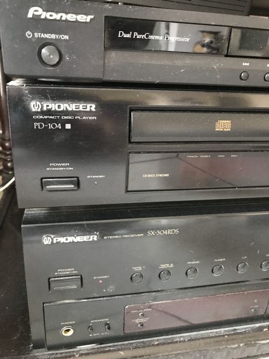 PIONEER/Stereo Receiver RDS+Compact Disk Player+DVD+Тонколони Jamo