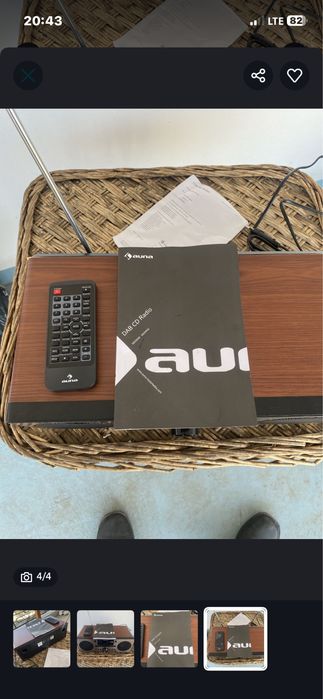 Radio cd DAB AUNA nou