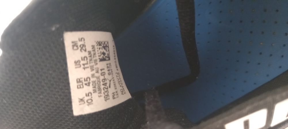 Adidasi PUMA-bărbați, mărime 45,negru,stare buna,preț mic