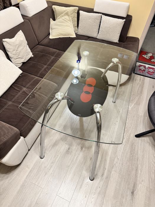 Vand masa sufragerie de sticla 0.70x1.20 m