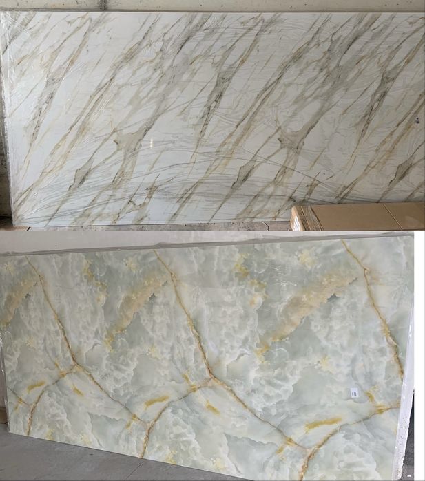 PVC/ПВЦ декоративни стенни панели / плоскости за стена тип Мрамор