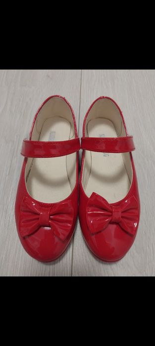 Pantofi roșii fetiță,  numărul 33