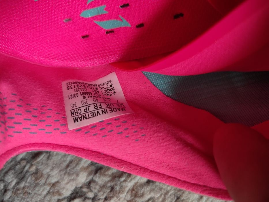 Ghete fotbal Adidas F50 MESSI AQUA/PINK