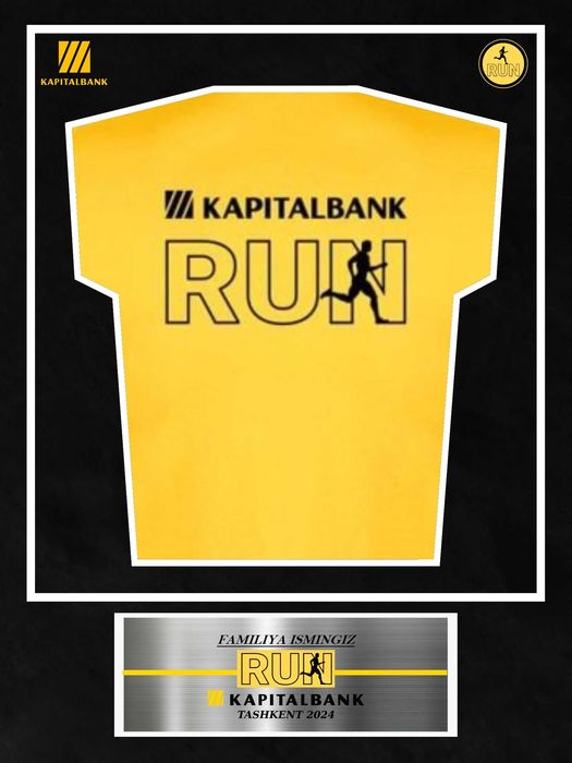 Памятная Ваша футболка в рамке/Estalik futbolkangiz ramkada