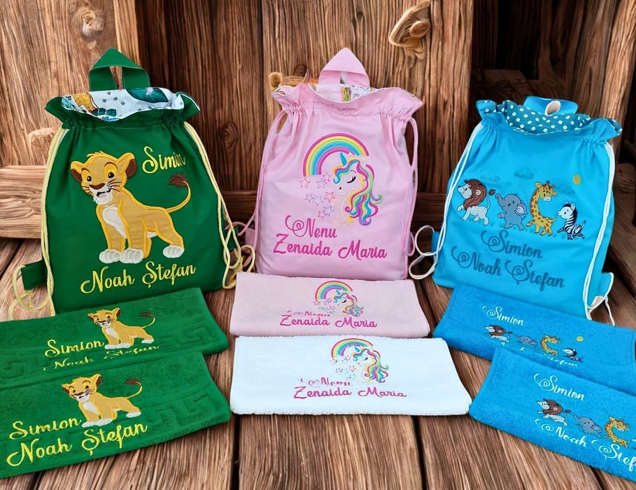 Săculeț gradinita, creșă + prosopele