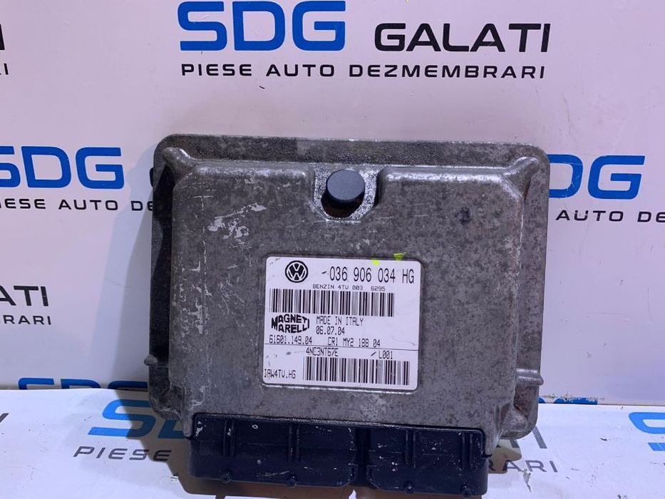 ECU / Calculator Motor Modelul cu Cutie Automata 1.4 16V BKY Skoda Fabia 1 2000 - 2007 Cod Piesa : 036 906 034 HG / 036906034HG