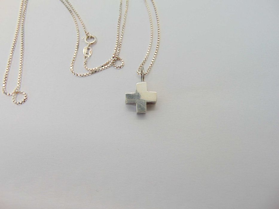 Lant si pandantiv cruce din argint