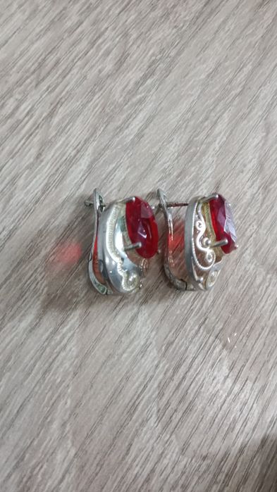 Серьги серебро 925 советские