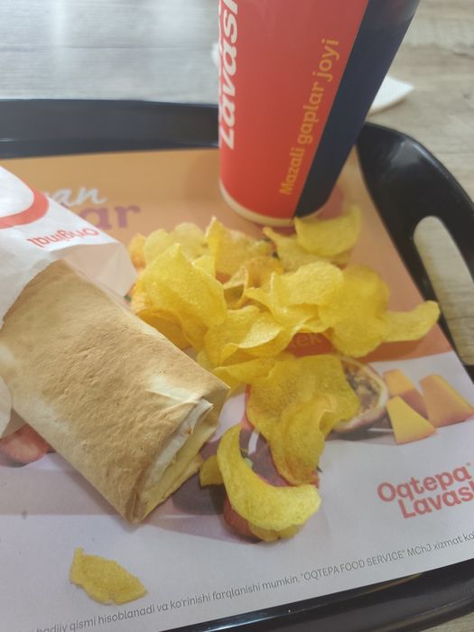 Chips fast food va oziq ovqatlar uchun (lavash)