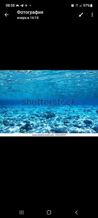 3D ФОН для аквариума из оракала