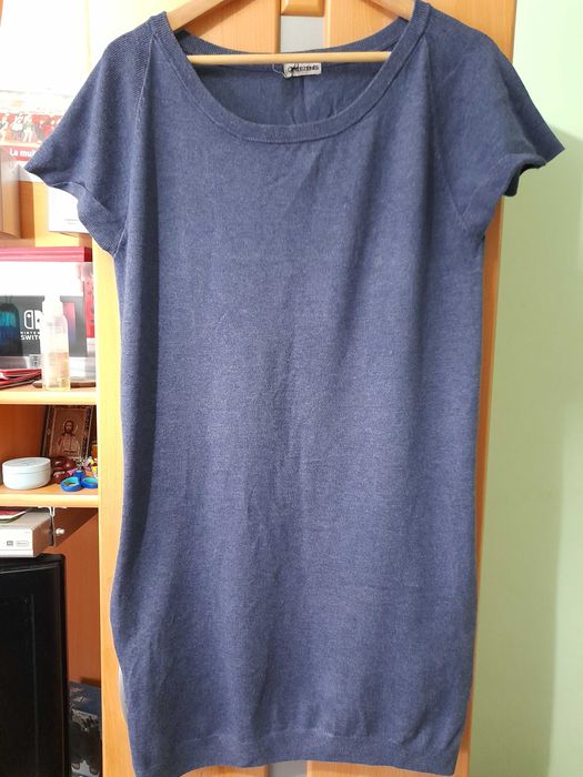 Rochie toamna cu buzunare la baza