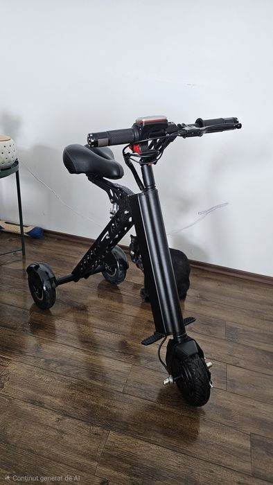 Tricicletă electrică pliabilă 250W 36V roți 10 inch