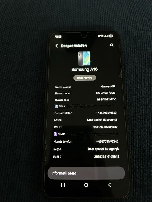Vand samsung A 16