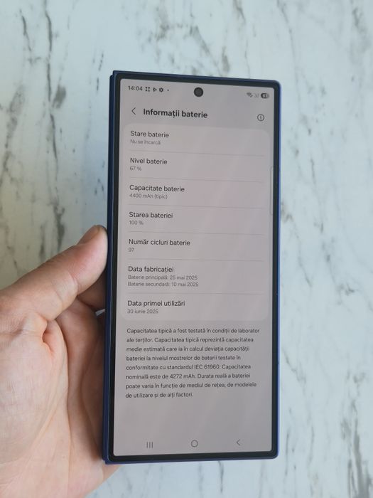 Vand Samsung Z Fold7 256gb