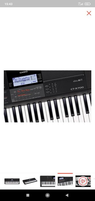 CASIO CT-X700C7 Black