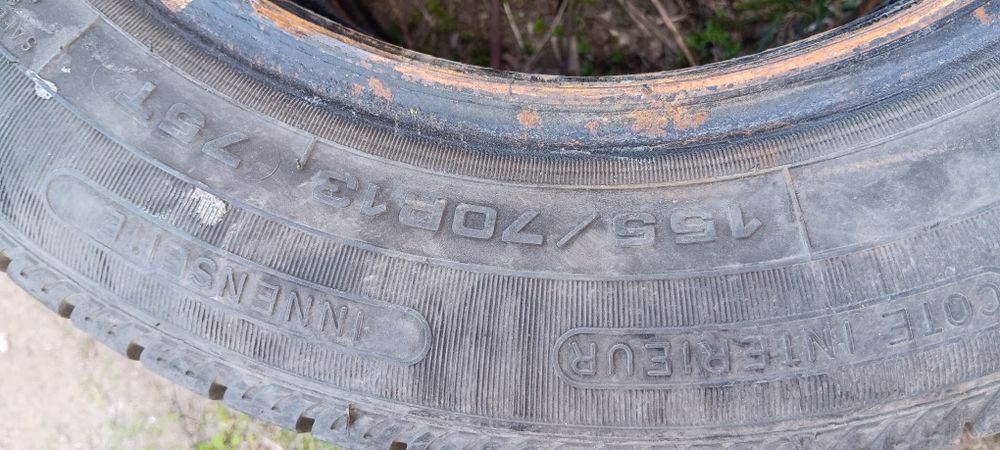 Гуми с метални джанти 13 цола