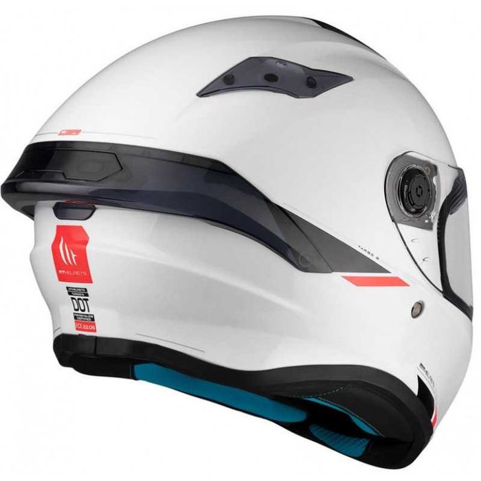 Каска MT Targo S SOLID A0 GLOSS Pearl White