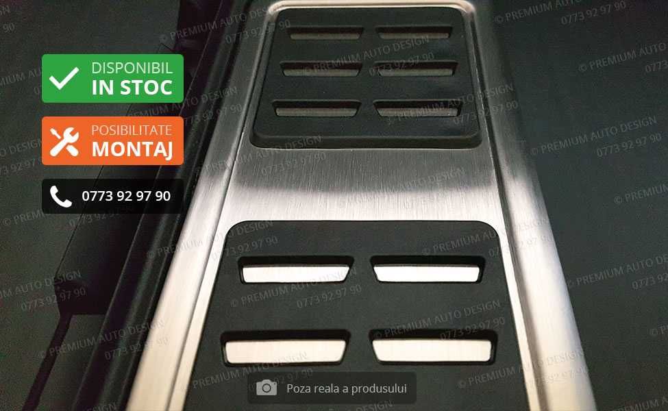 Ornamente INOX pedale si footrest - Golf 7 8, Passat B8, Octavia 3 4