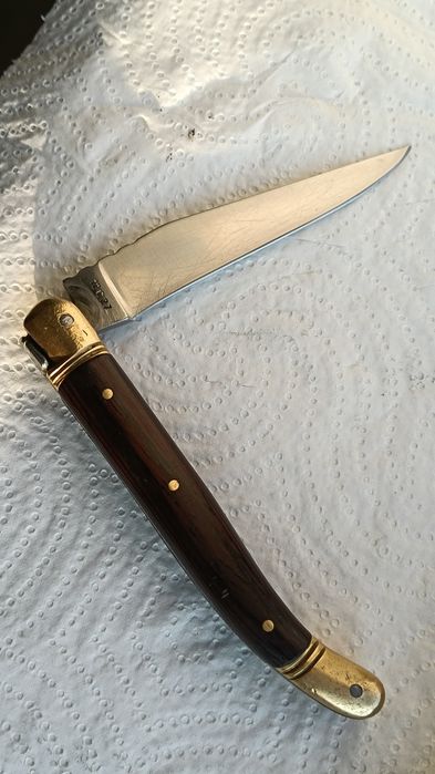 Briceag de Colecție Laguiole Arbalète G. David – Lemn de Trandafir & Alamă (Handmade France)