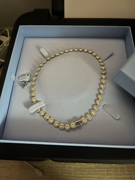 Colier  Swarovski angelic tennis + cutie originala