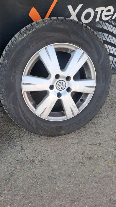 ПРОМО: 16" 5X112mm VW TIGUAN + 4бр. Зимни 215 65 16 Cooper, 5Х112мм