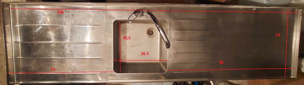 Chiuveta inox austenitic grosime 1.5mm
