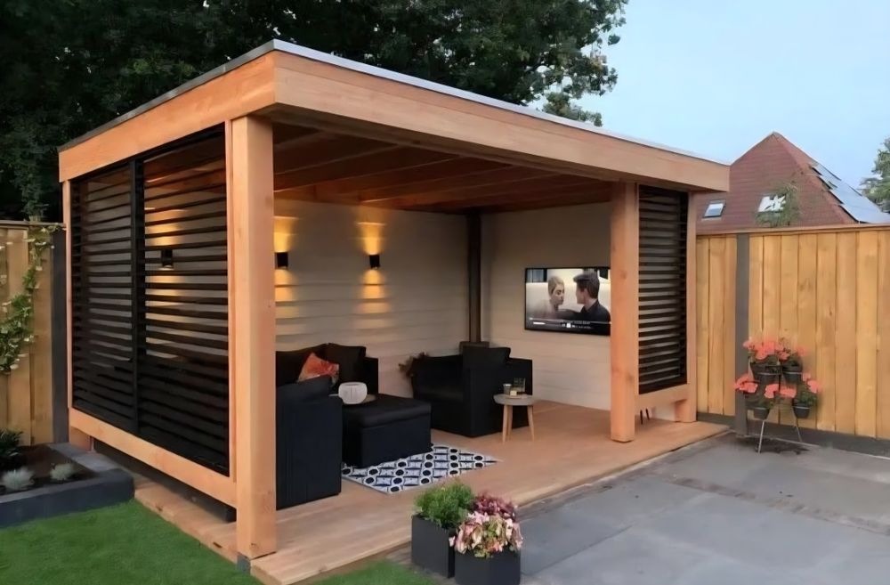 Vând și facem foișoare terase și magazie de depozitare și alte modele