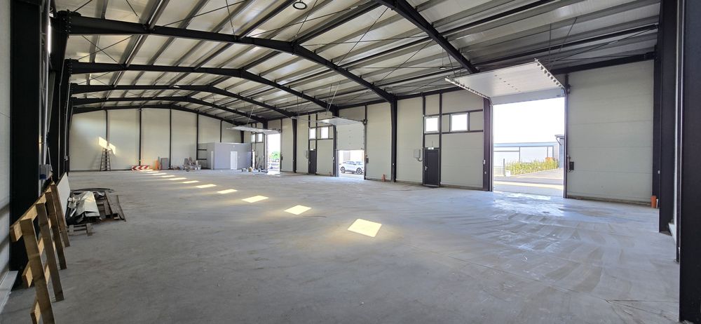 Proprietar, inchiriez hala noua 590mp utili, acces pe strada asfaltata situat la  500 m de drumul international Arad-Oradea