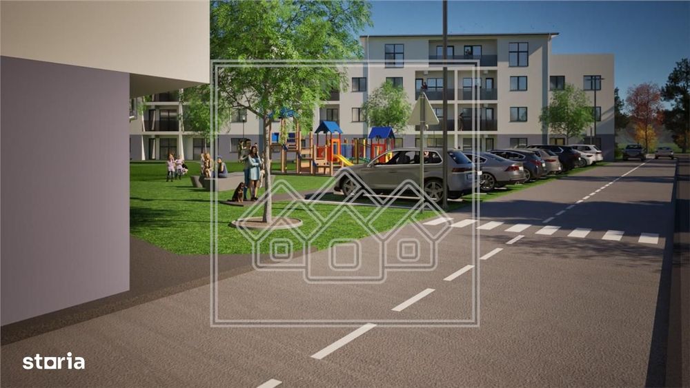 Apartament nou, 3 camere si balcon, 64 mp utili, Selimbar