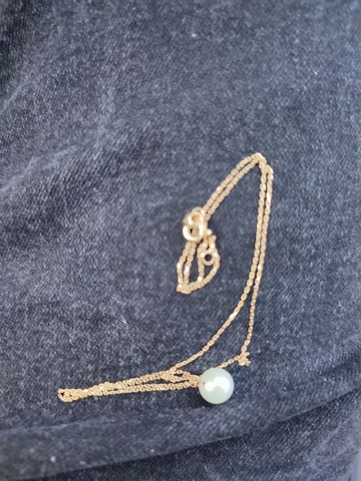 Colier aur cu perla