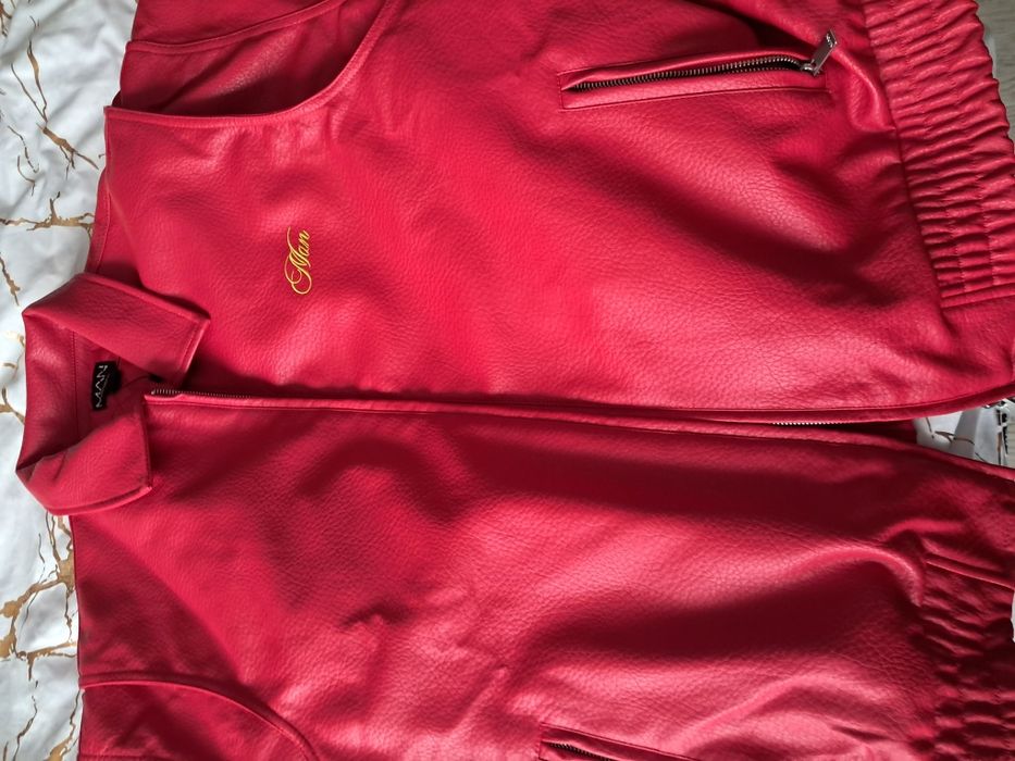 Geacă bărbați roșie 54