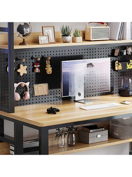 Стол компьютерный письменный с полками Стол руководителя стол геймера