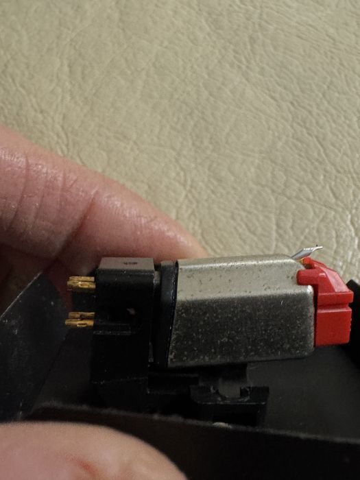 SHURE M92E HiFi cartridge /stylus grip color/red