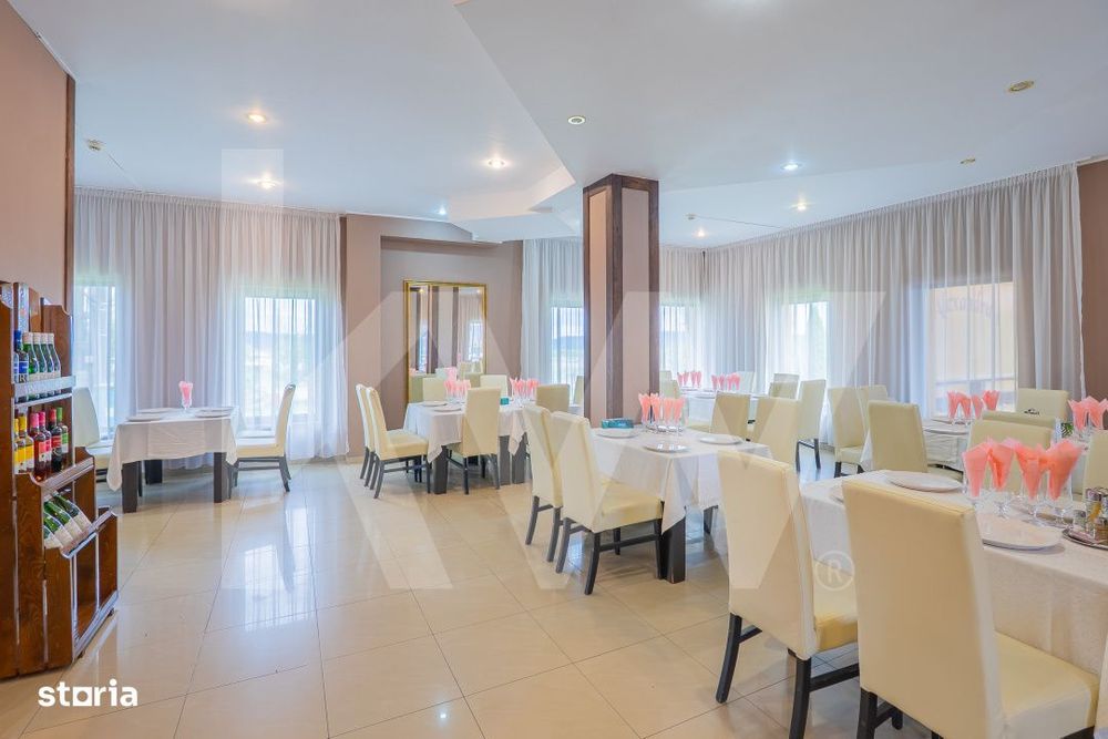 Afacere la cheie, pensiune-restaurant-terasa-14 unitati de cazare-Tran