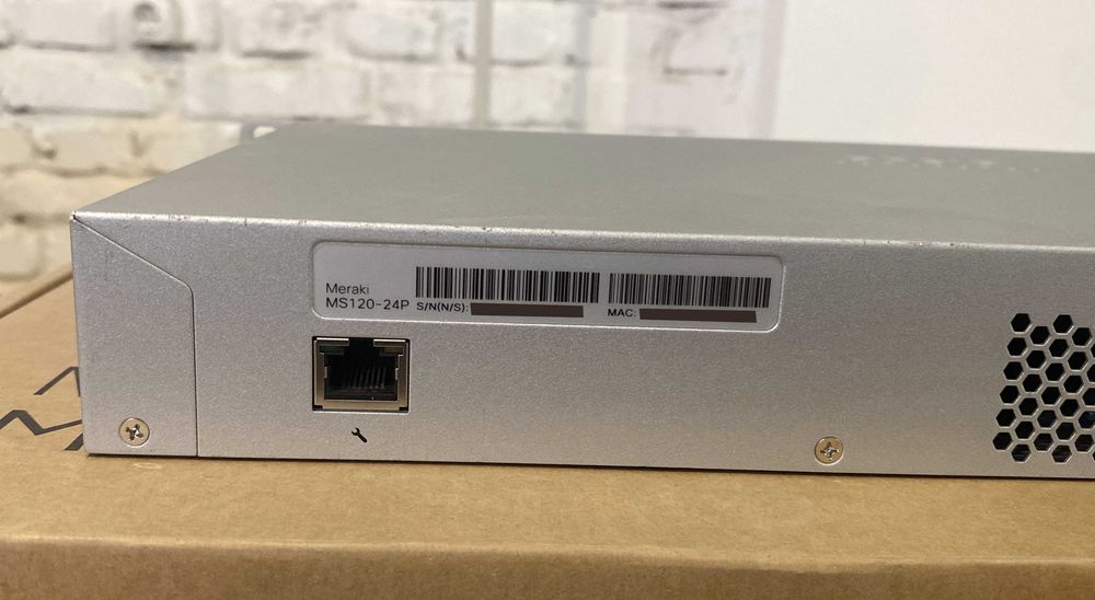 Коммутатор Cisco Meraki MS120-24P-HW