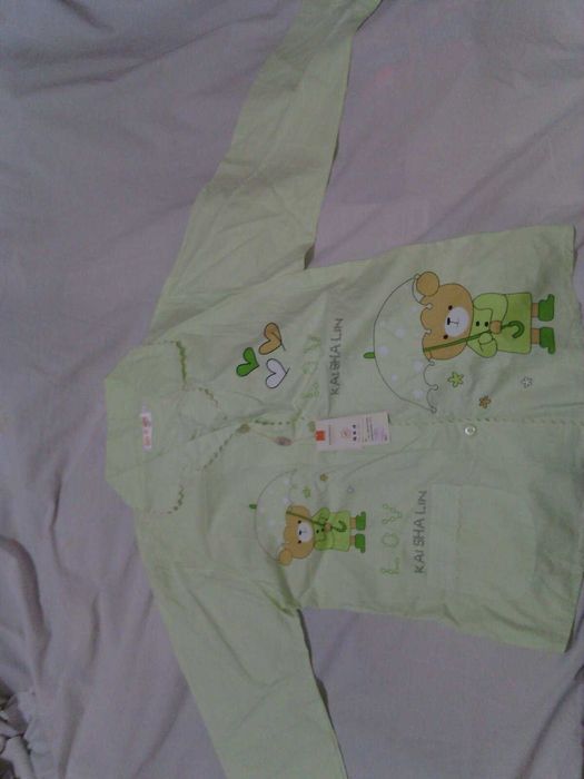 Детска пижама в 2 части, болеро, сукман, грейка