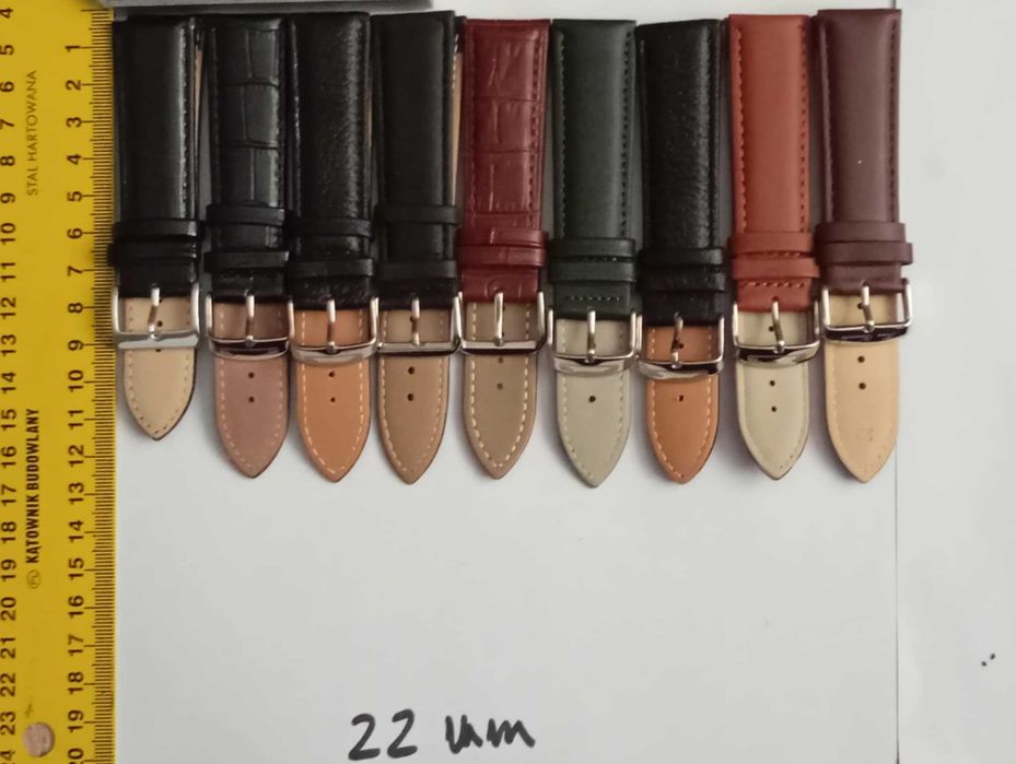 curele pentru ceas de piele,marimi de 18,20 si 22mm