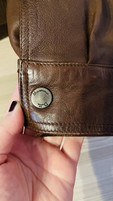 Geaca Massimo Dutti din piele naturala