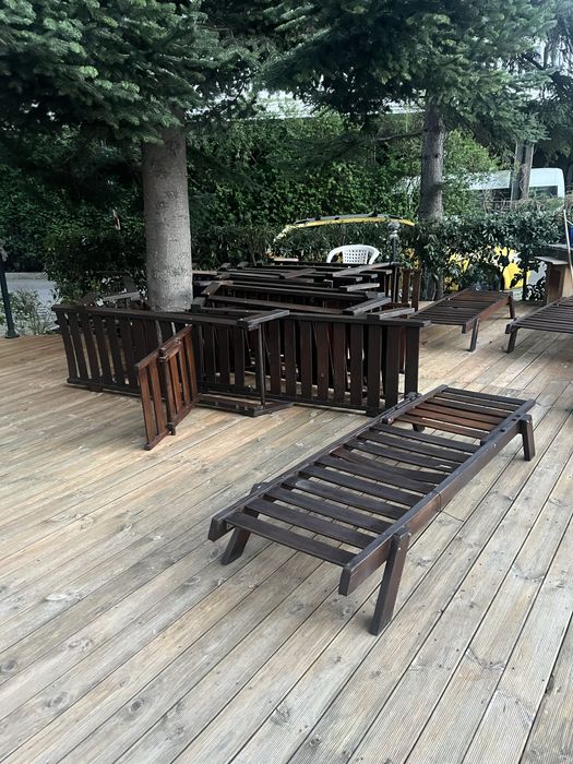 Шезлонги дървени  20бр.