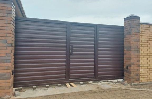 Автонавесы откатные ворота.