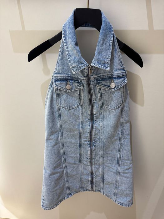 Деним рокля с гол гръб Tommy Hilfiger