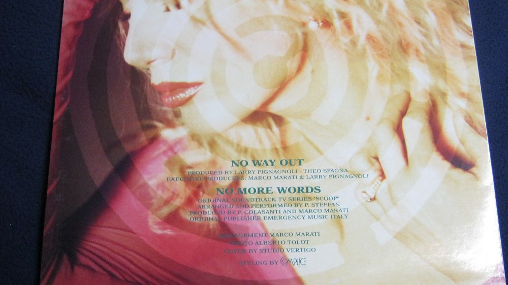 Disc vinil,Maxi,SPAGNA,1992.No Way Out/No Way Words,original