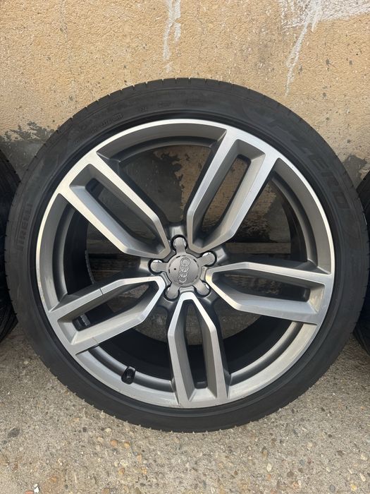Jante Audi Sq5 Q3 Q5 Q7 Q8 cu cauc Pirelli 255/40R21 P zero dot2018