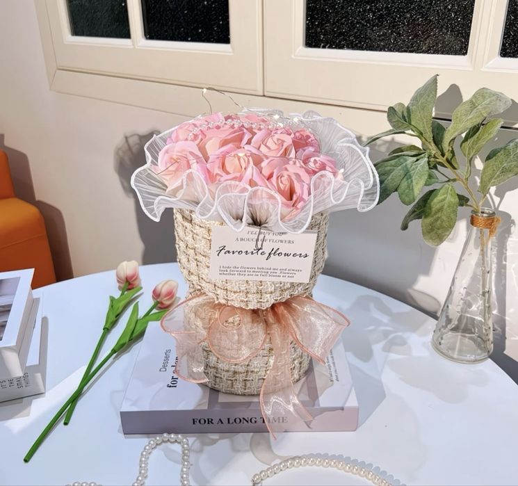 Наборы  из мыльных роз