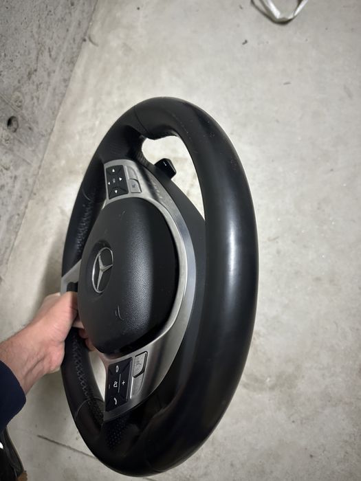 Volan complet AMG cu padele Mercedes C w204, E w212, CLS w218 Class