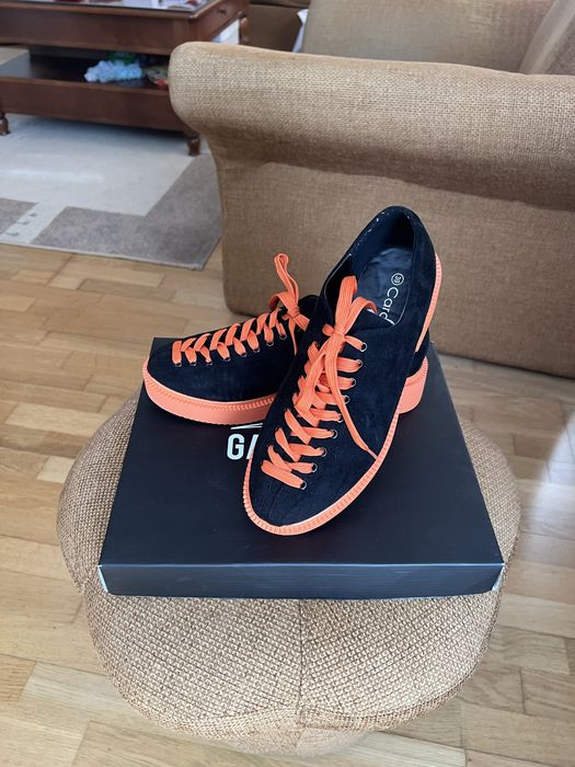 Pantof cu talpa orange si sandale piele