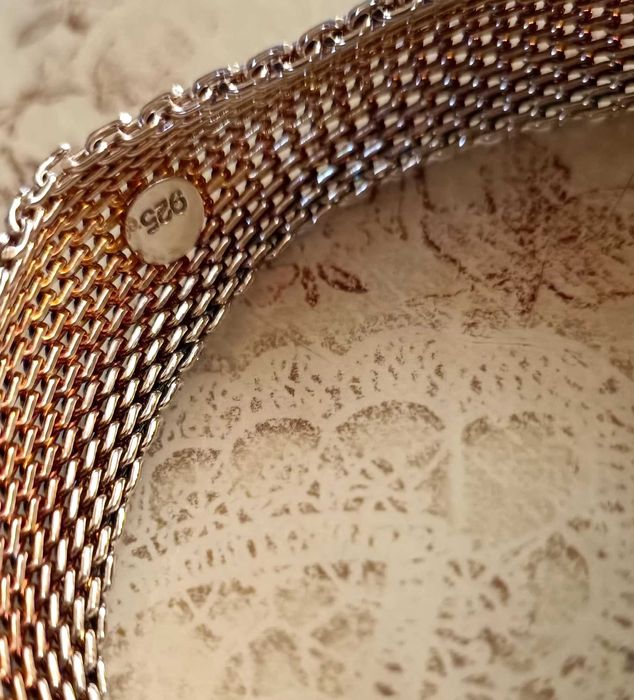 Масивна сребърна гривна