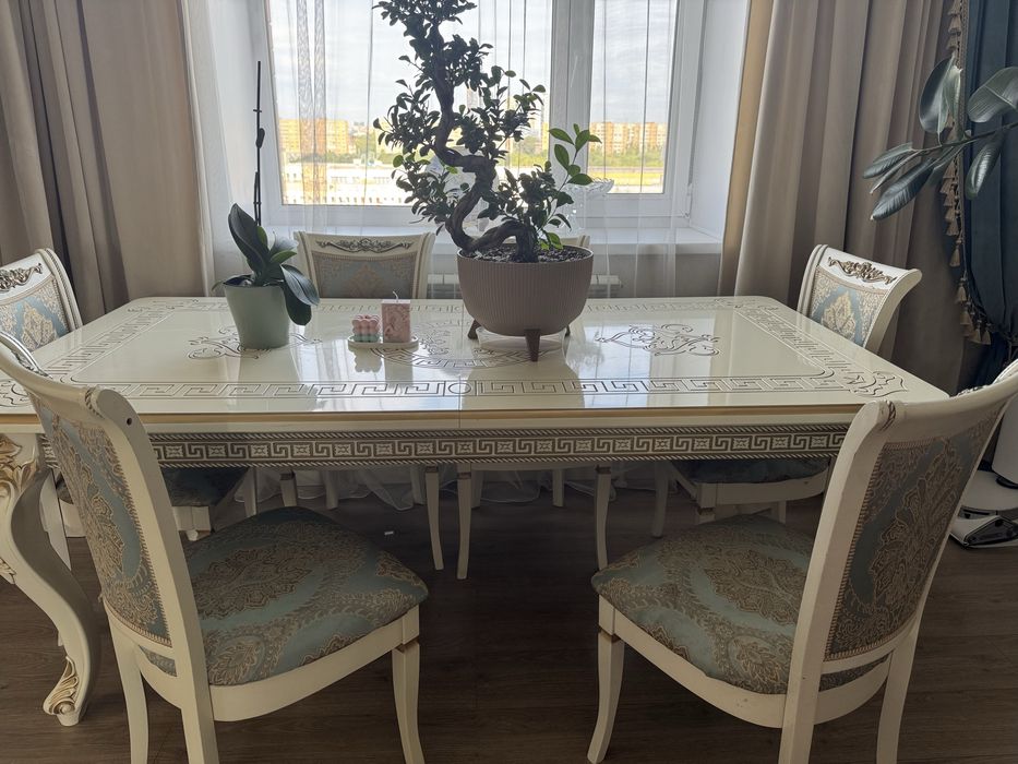 Продам стол + 6стульев