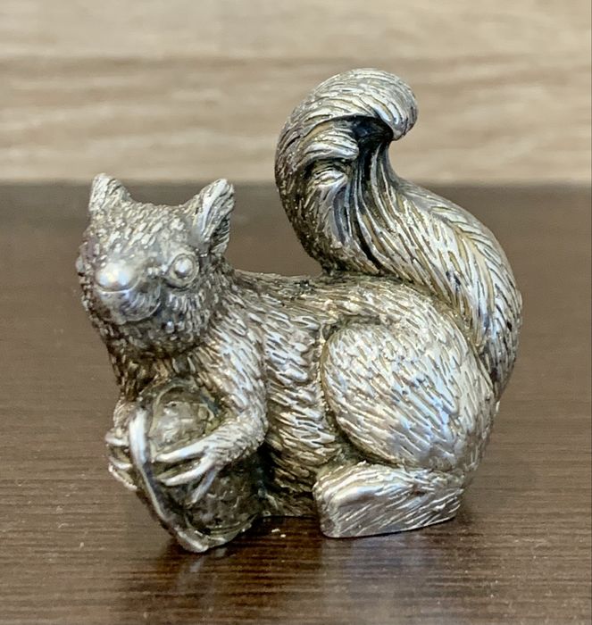 Veverita din Argint Lucchesi FARO Italia figurina veche de colectie